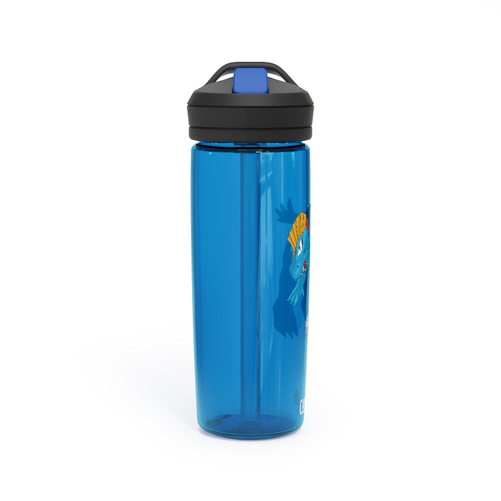 Blastdile CamelBak Eddy® Water Bottle in 20oz and 25oz sizes, showcasing its durable Tritan™ material and spill-proof design.